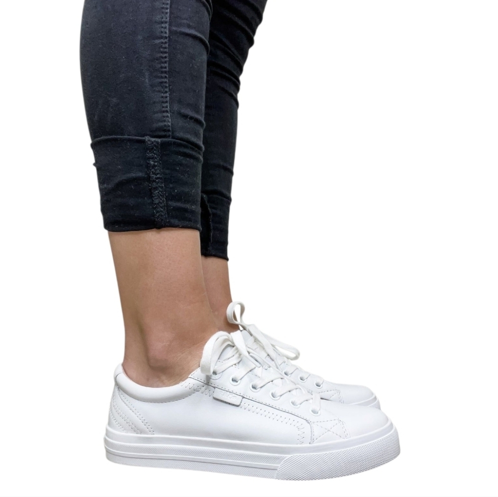 EUC Women's White Leather Taos Plim Soul Lux | Sz. 10